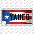 Yauco Puerto Rico Flag Novelty Sticker Decal