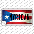 Nyrican Puerto Rico Flag Novelty Sticker Decal