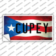 Cupey Puerto Rico Flag Novelty Sticker Decal