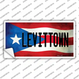 Levittown Puerto Rico Flag Novelty Sticker Decal