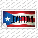 Levittown Puerto Rico Flag Novelty Sticker Decal
