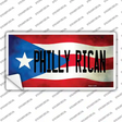 Philly Rican Puerto Rico Flag Novelty Sticker Decal