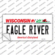 Eagle River Wisconsin Novelty Sticker Decal