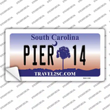 Pier 14 South Carolina Novelty Sticker Decal