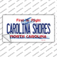 Carolina Shores North Carolina Novelty Sticker Decal