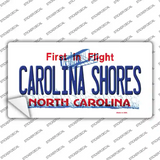 Carolina Shores North Carolina Novelty Sticker Decal