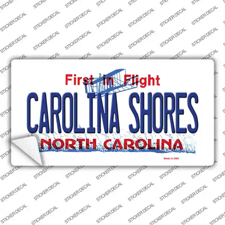 Carolina Shores North Carolina Novelty Sticker Decal