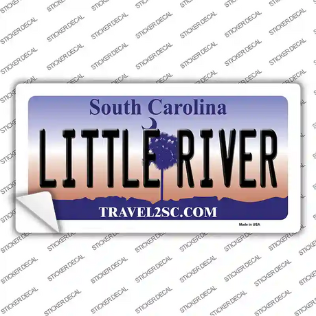 Little River South Carolina Novelty Sticker Decal