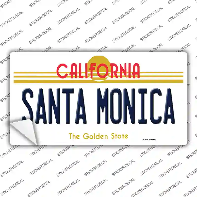 Santa Monica California Novelty Sticker Decal