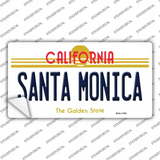 Santa Monica California Novelty Sticker Decal