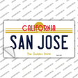San Jose California Novelty Sticker Decal