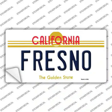 Fresno California Novelty Sticker Decal