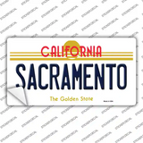 Sacramento California Novelty Sticker Decal