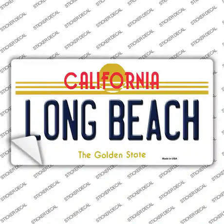 Long Beach California Novelty Sticker Decal