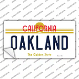 Oakland California Novelty Sticker Decal