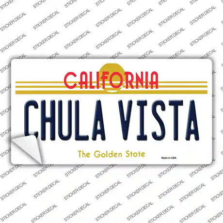 Chula Vista California Novelty Sticker Decal
