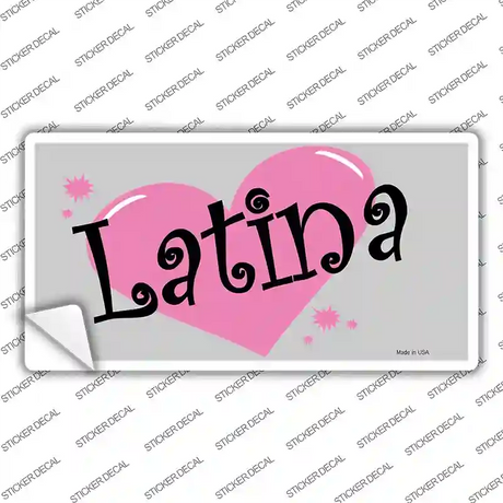 Latina Novelty Sticker Decal