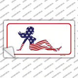 American Mud Flap Girl Novelty Sticker Decal