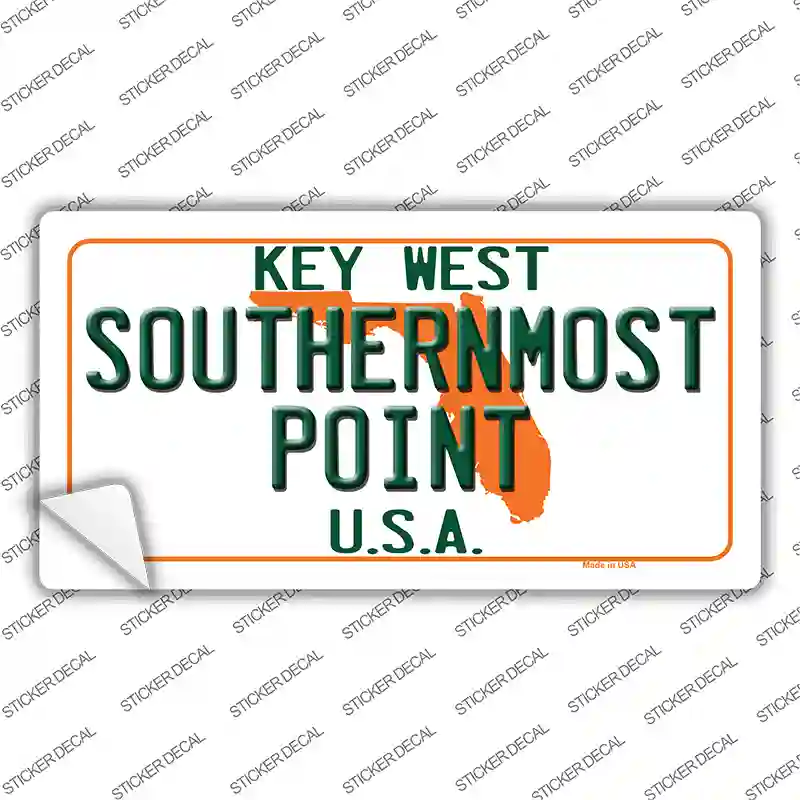 Key West Southernmost Point Novelty Sticker Decal