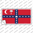 South Carolina Sovereignty Flag Novelty Sticker Decal
