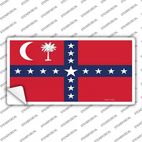South Carolina Sovereignty Flag Novelty Sticker Decal