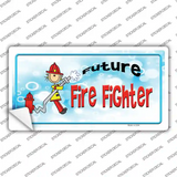 Future Fire Fighter Novelty Sticker Decal