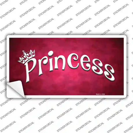Princess Pink Novelty Sticker Decal