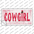 Cowgirl Pink Novelty Sticker Decal