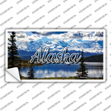 Alaska Snowy Mountains State Novelty Sticker Decal