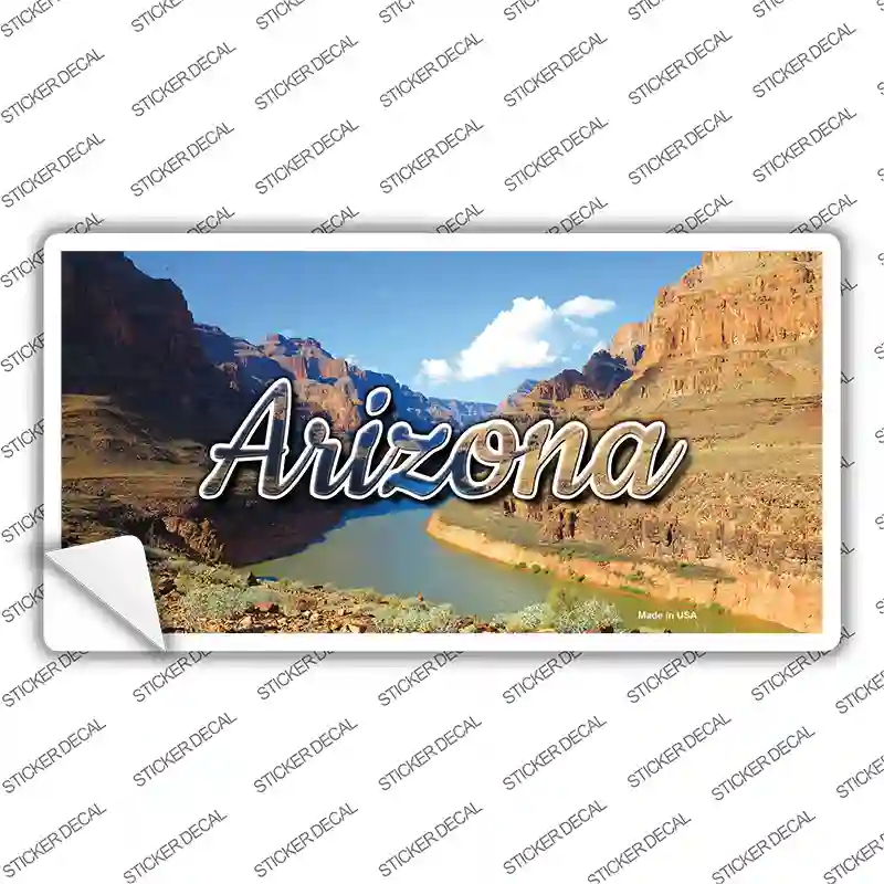 Arizona Canyon State Novelty Sticker Decal