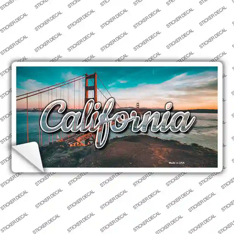 California Golden Gate Bridge State Novelty Sticker Decal