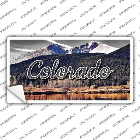 Colorado Forest and Mountains State Novelty Sticker Decal