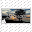 Delaware River Sunset State Novelty Sticker Decal