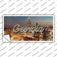 Georgia City Lights State Novelty Sticker Decal