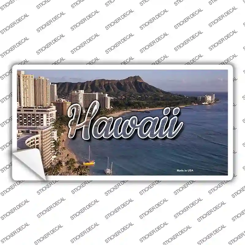 Hawaii Beach State Novelty Sticker Decal