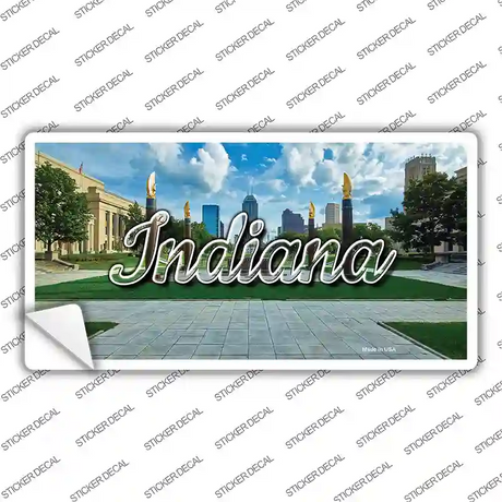 Indiana Sunny Park State Novelty Sticker Decal