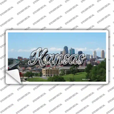 Kansas Downtown Skyline State Novelty Sticker Decal