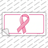 Breast Cancer Ribbon Novelty Sticker Decal