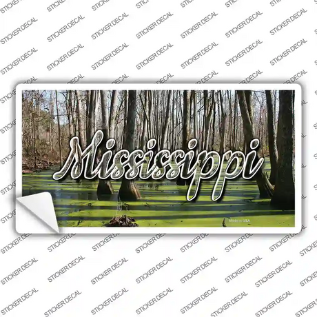 Mississippi Swamp State Novelty Sticker Decal