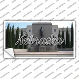 Nebraska Capital Building State Novelty Sticker Decal