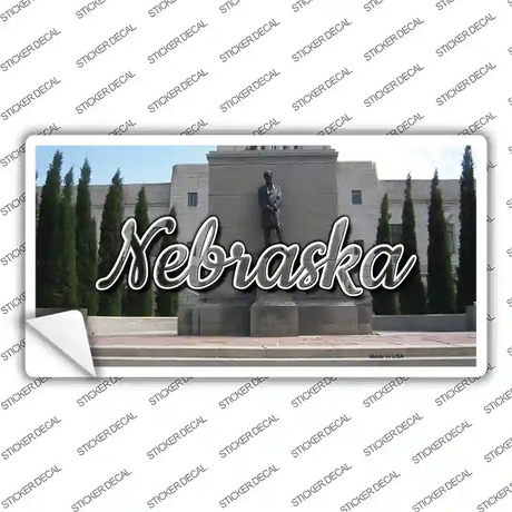 Nebraska Capital Building State Novelty Sticker Decal