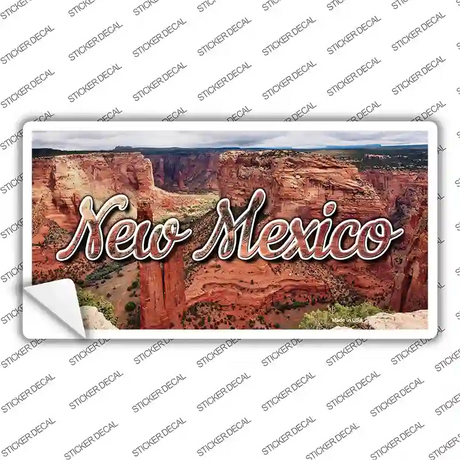 New Mexico Red Canyon State Novelty Sticker Decal