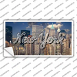 New York City Skyline State Novelty Sticker Decal