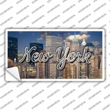 New York City Skyline State Novelty Sticker Decal