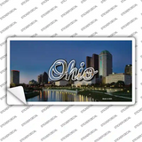 Ohio River City Skyline State Novelty Sticker Decal