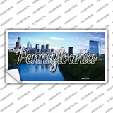 Pennsylvania Delaware City Skyline State Novelty Sticker Decal