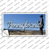 Pennsylvania Gettysburg Statue State Novelty Sticker Decal