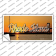 Rhode Island River Sunset State Novelty Sticker Decal