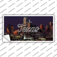 Texas City Lights Novelty Sticker Decal