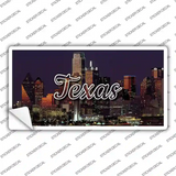 Texas City Lights Novelty Sticker Decal